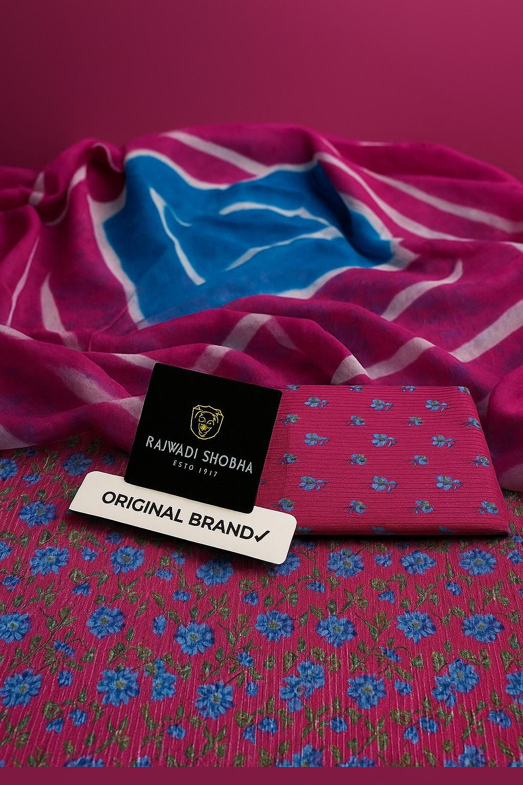 Lehnga Beautiful Orignal Katha Fabric with Beautiful Sanganeri Baarik Print