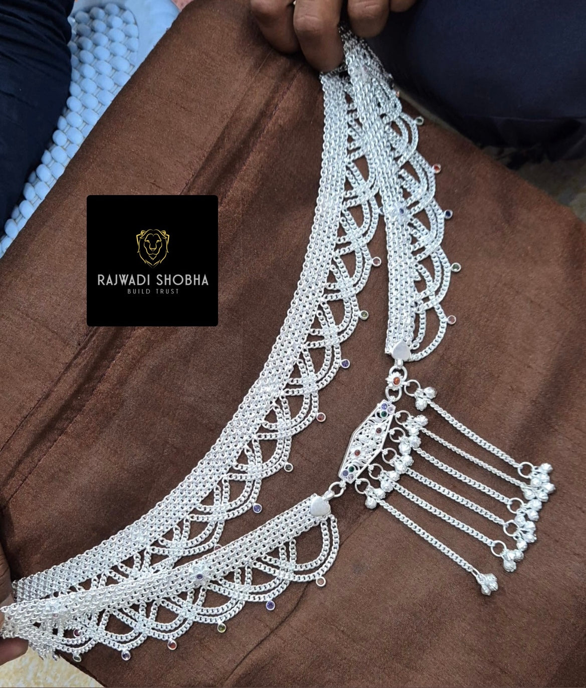 Silver-Plated Kamar Band , Beautifully complements any outfit