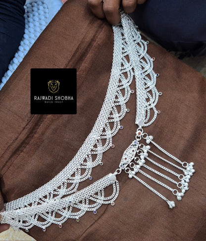 Silver-Plated Kamar Band , Beautifully complements any outfit