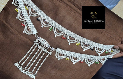 Silver-Plated Kamar Band , Beautifully complements any outfit