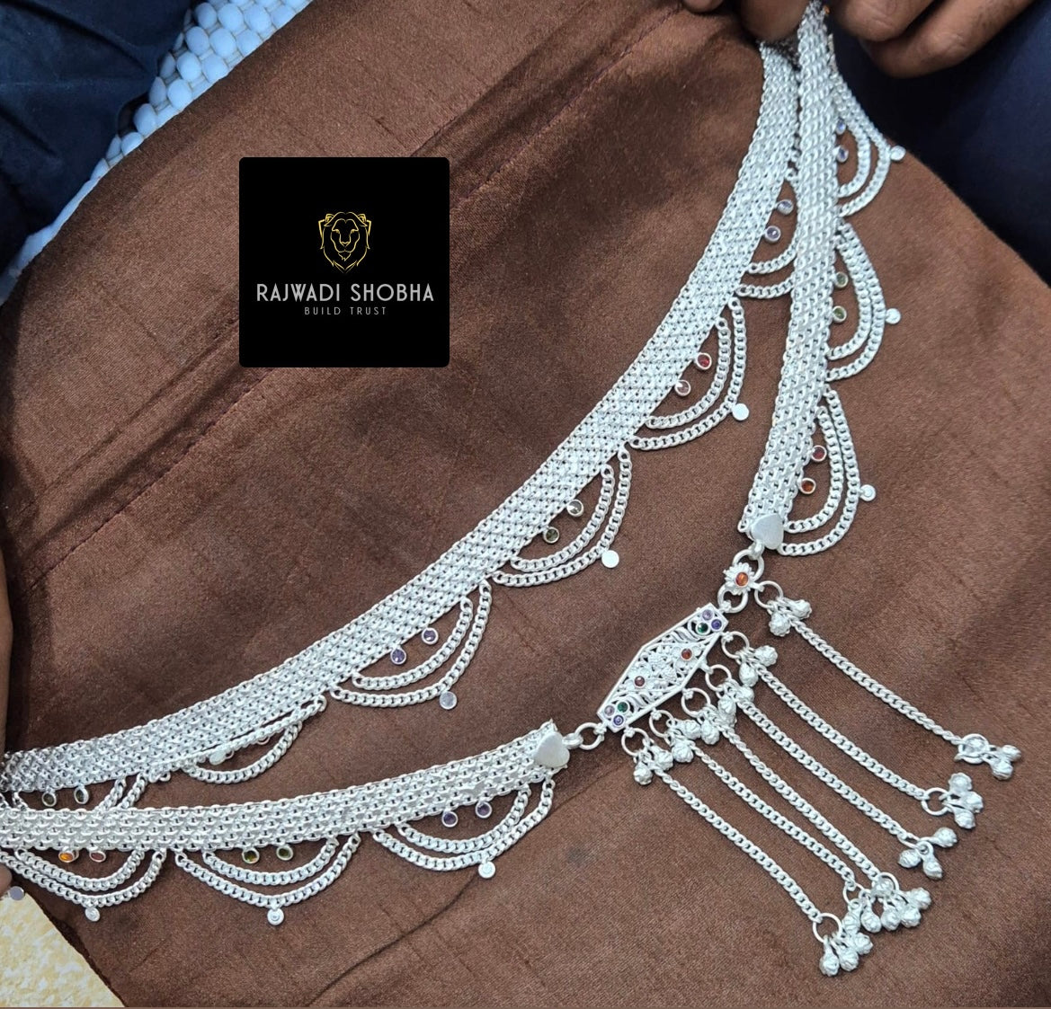 Silver-Plated Kamar Band , Beautifully complements any outfit