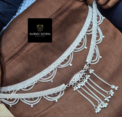 Silver-Plated Kamar Band , Beautifully complements any outfit