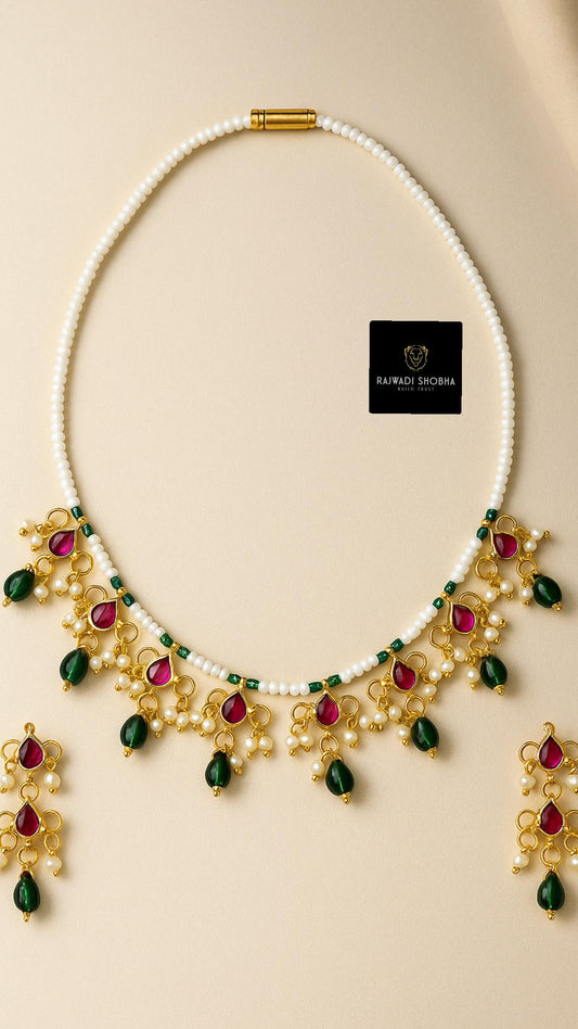 Passi Kundan Necklace Set