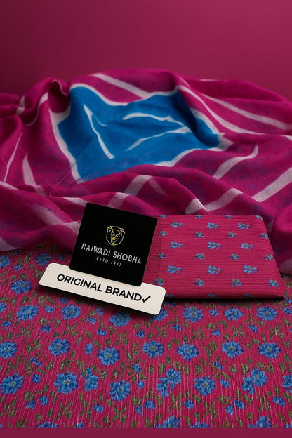 Lehnga Beautiful Orignal Katha Fabric with Beautiful Sanganeri Baarik Print