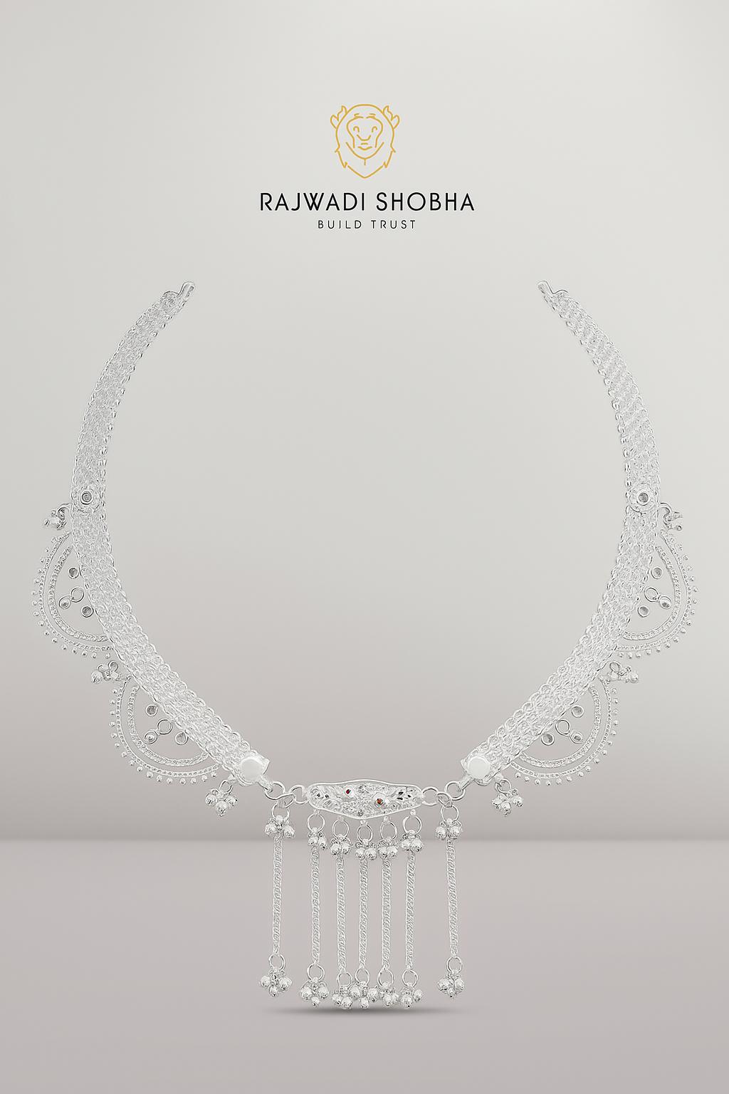 Silver-Plated Kamar Band , Beautifully complements any outfit